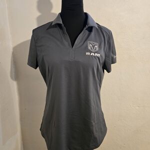 Ram Gray Nike Golf Polo Size M